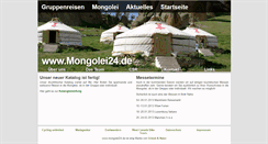 Desktop Screenshot of mongolei.urlaubundnatur.de