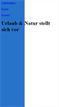 Mobile Screenshot of presse.urlaubundnatur.de