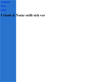Tablet Screenshot of presse.urlaubundnatur.de